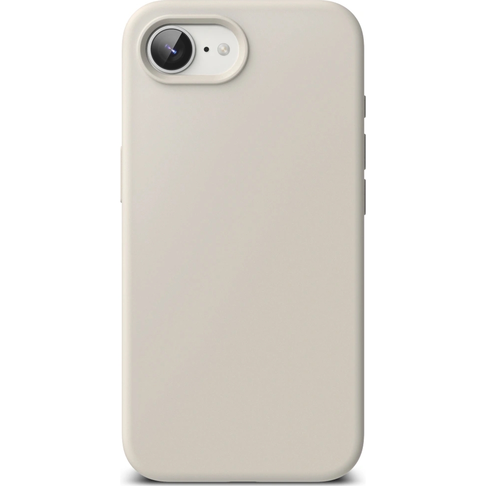 Etui Ringke Silicone Magnetic do Apple iPhone 16e, beżowe